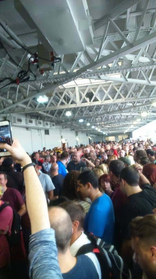 Crazy queues at London Film and Comic Con