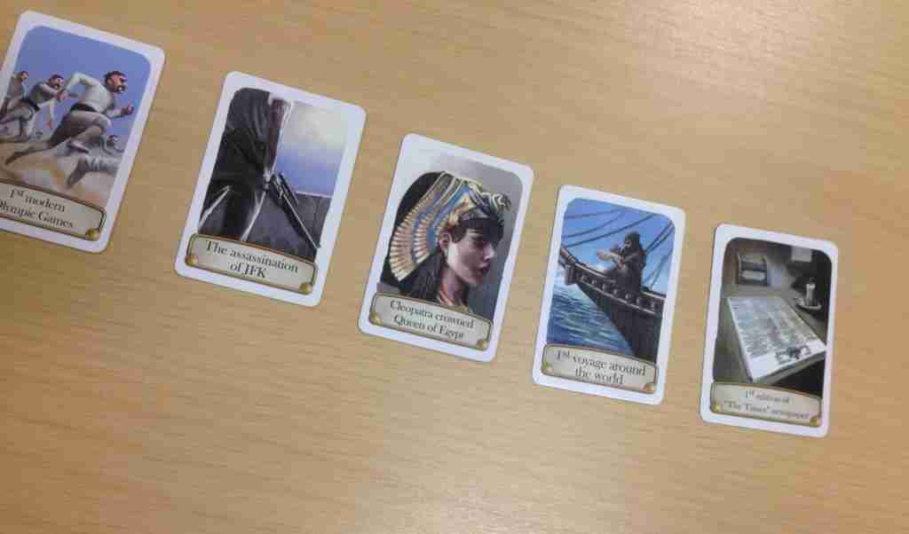Timeline cards