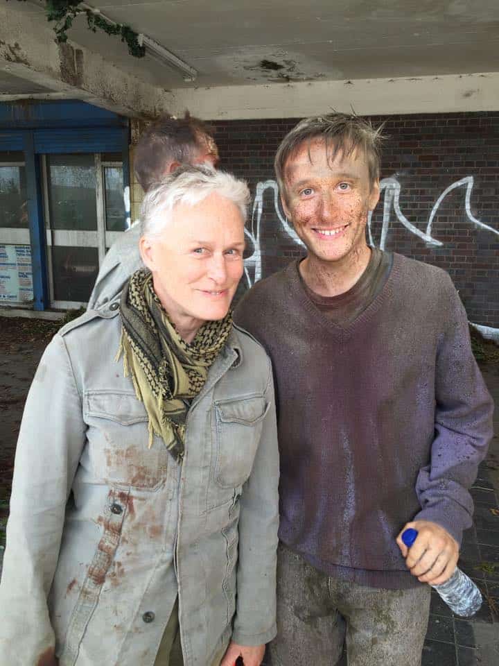 Sean Evans and Glenn Close