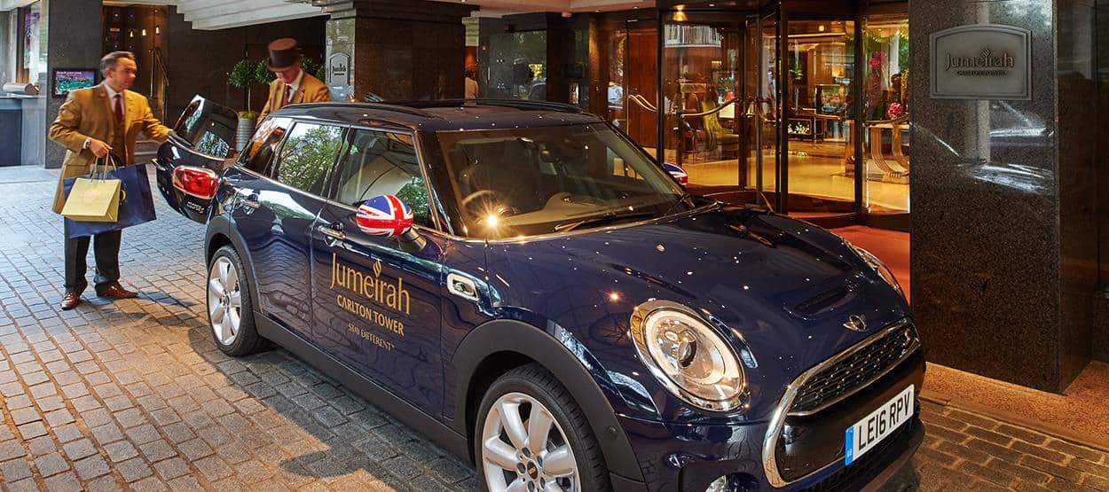 Mini service at the Jumeirah carlton