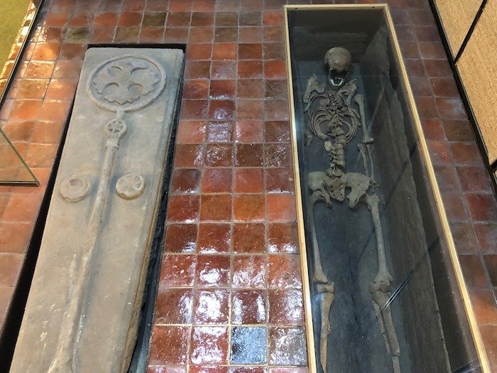 Resident Skeleton potteries museum