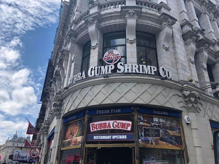 Bubba Gump Shrimp London Leicester Square