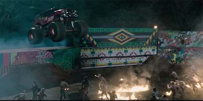 zombieland 2 monster truck kill