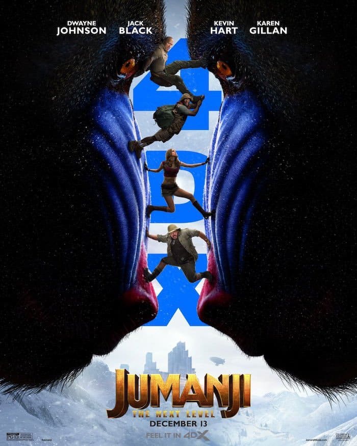 Jumanji The Next Level 4DX Poster