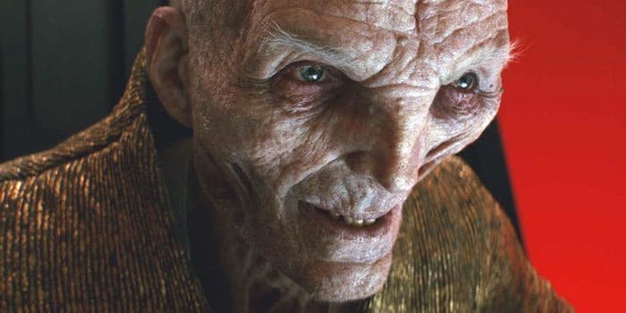 Snoke Star Wars Rise of the Skywalker 