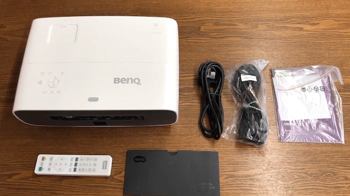 BenQ W2700 Box Contents