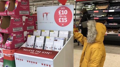 Complaints Made Over IT Chapter 2 Display in Sainsbury’s IT Chapter 2 Sainsburys Display