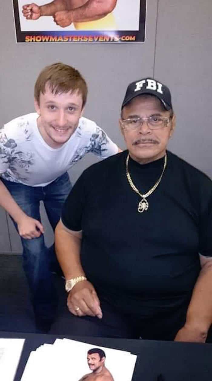 Sean Evans and Rocky Johnson