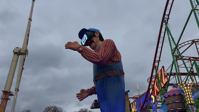 VR Man Winter Wonderland 2019