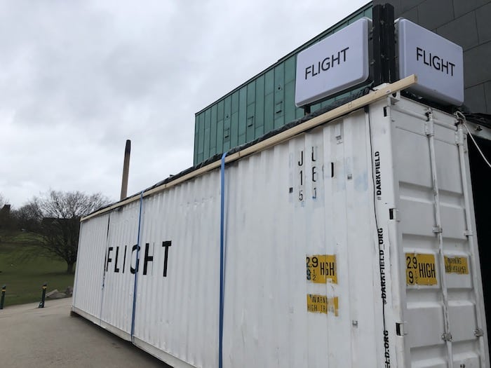 FLIGHT Darkfield Shipping Container