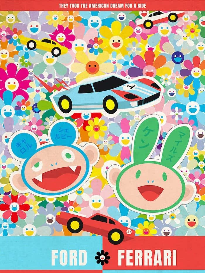 Ford V Ferrari Pop Art