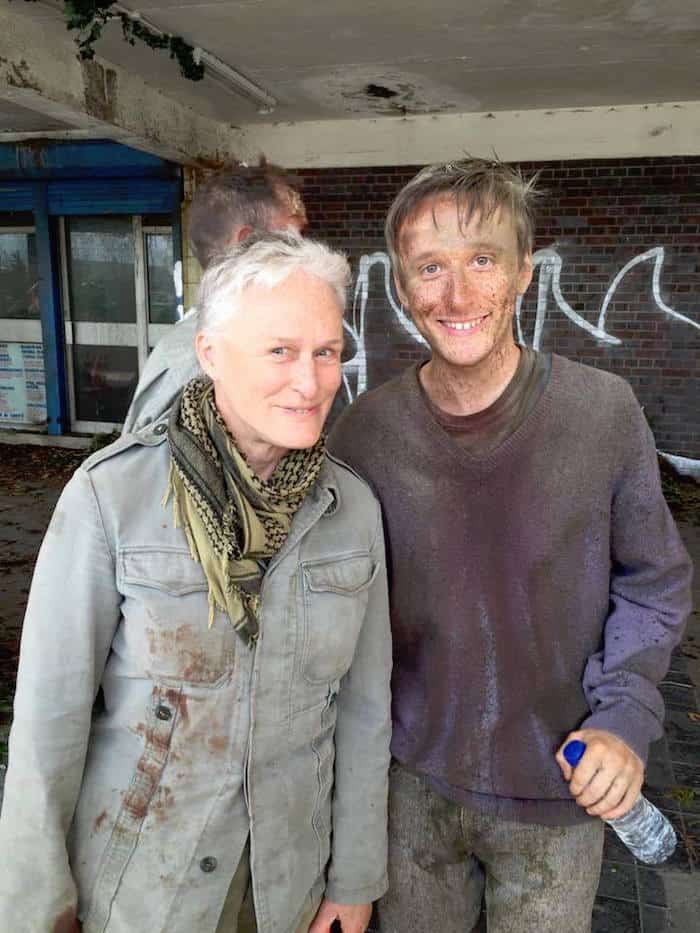 Sean Evans and Glenn Close