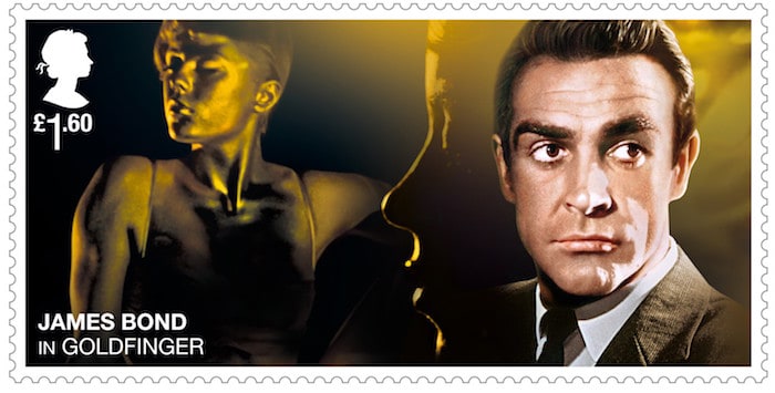 Goldfinger Royal Mail Stamp