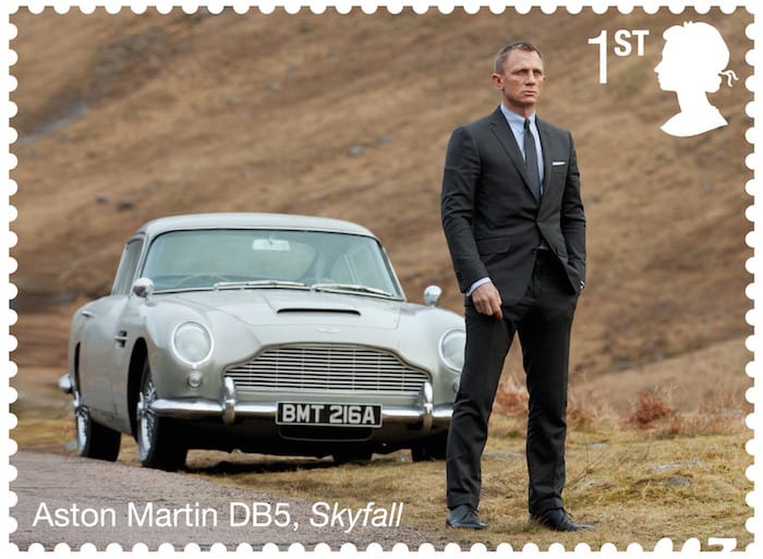 skyfall james bond stamp