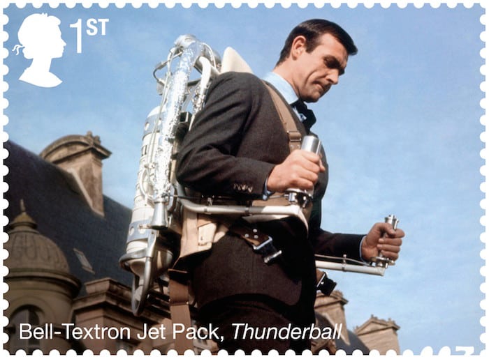 Jetpack Royal Mail James Bond