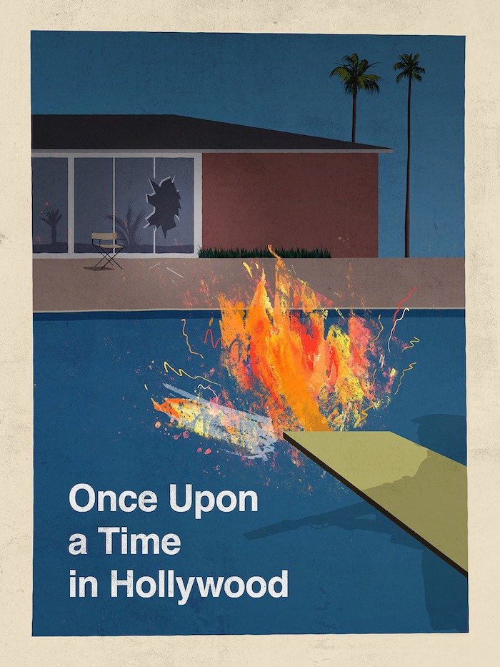 Once upon a time in Hollywood pop art