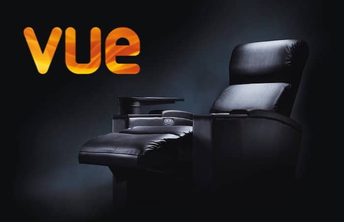 Vue Cinema Newcastle Under lyme Recliner