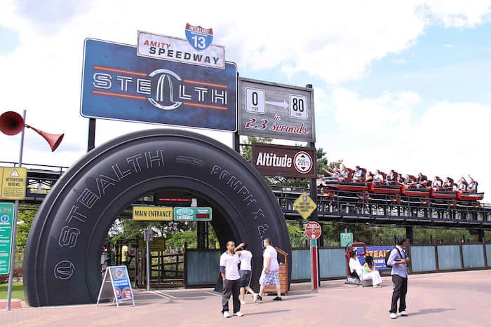 Stealth Thorpe Park Entrance
