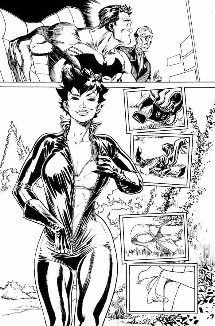 catwoman stripping