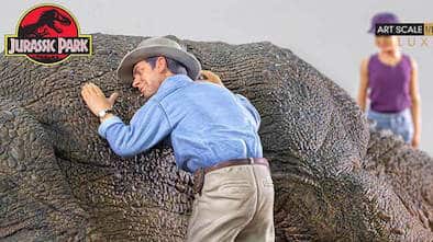 Iron Studios Triceratops Diaroma