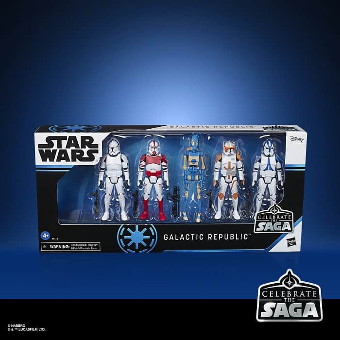 3.75-INCH GALACTIC REPUBLIC Figure 5-Pack