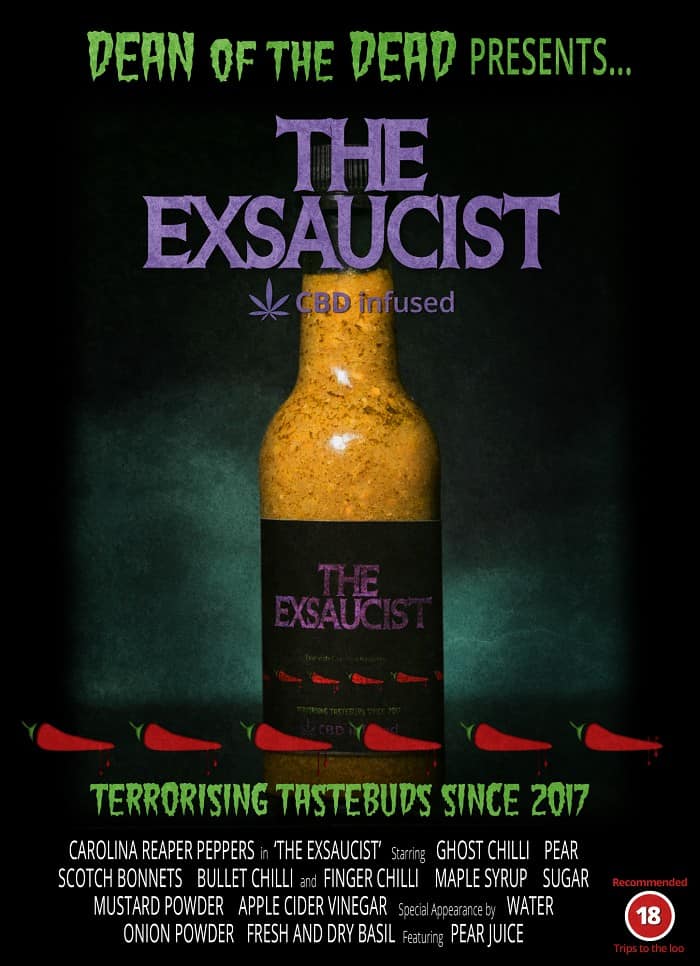 The Exsaucist hot sauce
