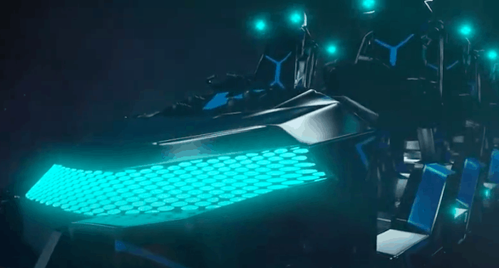 VelociCoaster Train Concept Design