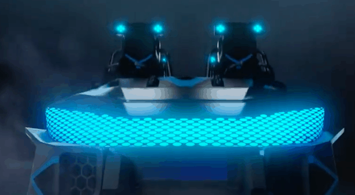 VelociCoaster Train Front