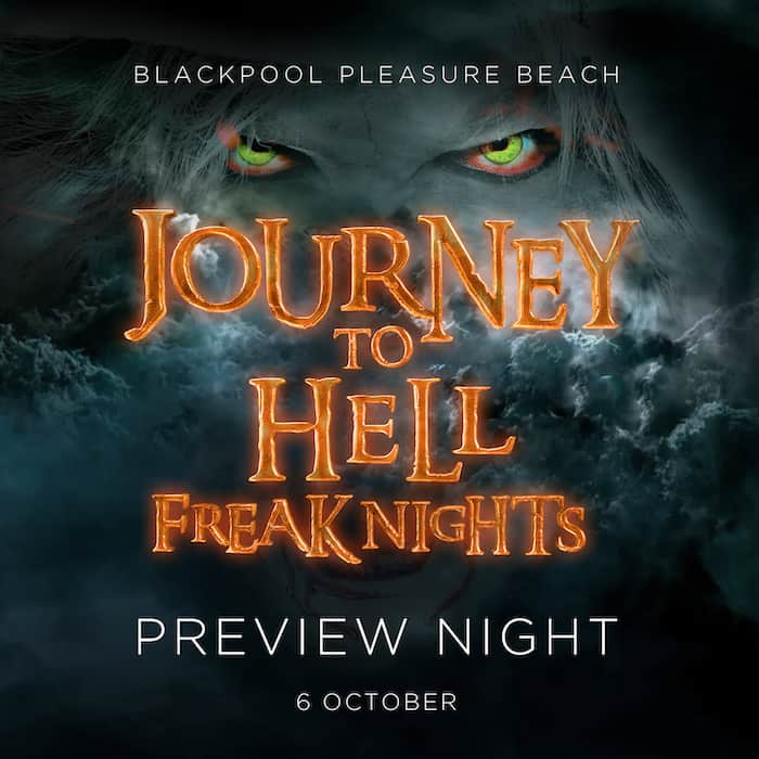 Blackpool Pleasure Beach Journey to Hell Press Night