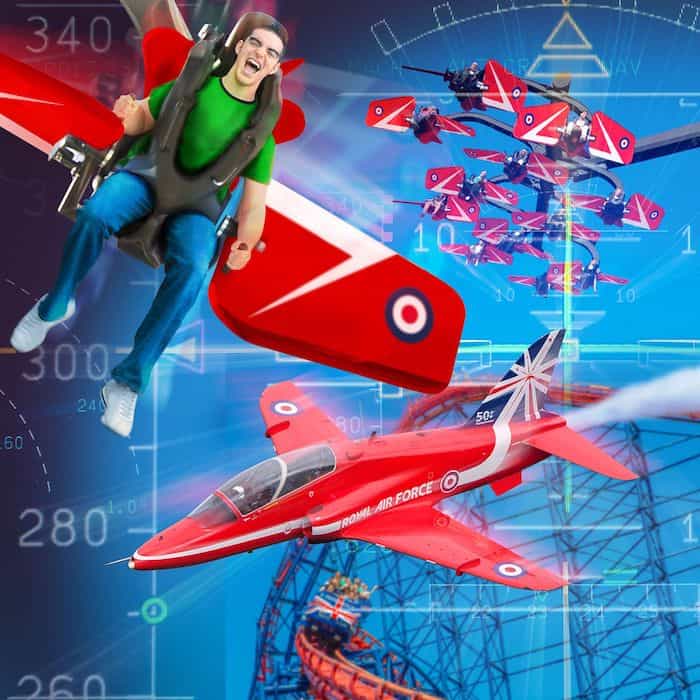  Red Arrows Sky Force Ride Announced for 2015 at Blackpool Pleasure Beach