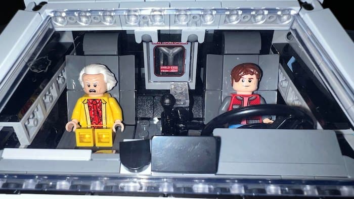 LEGO DeLorean Model