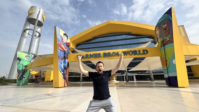 Sean Evans at Warner Bros World Abu Dhabi