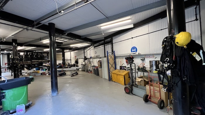 Maintenance shed Saw the Ride