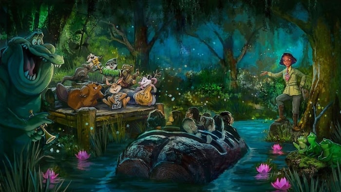 Tiana's Bayou Adventure Concept Art