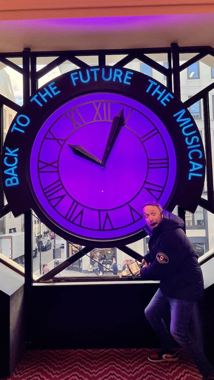 Back to the Future Musical Photo Op