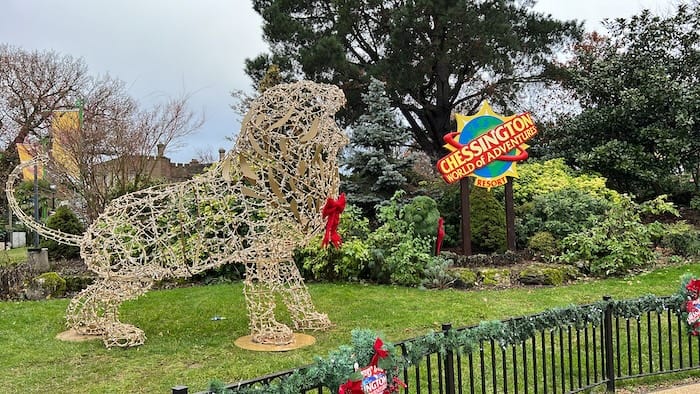 Chessington Winter's Tail Entrance