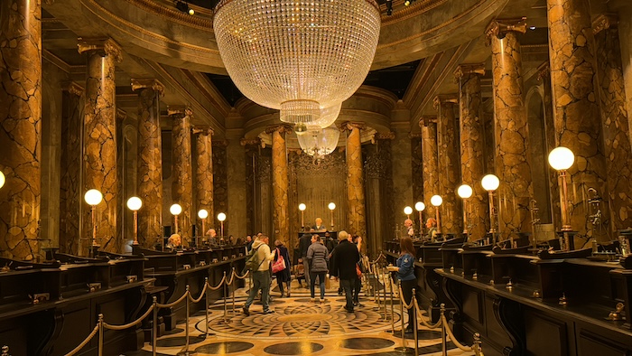Gringotts Bank Set at the Warner Bros Studio Tour London