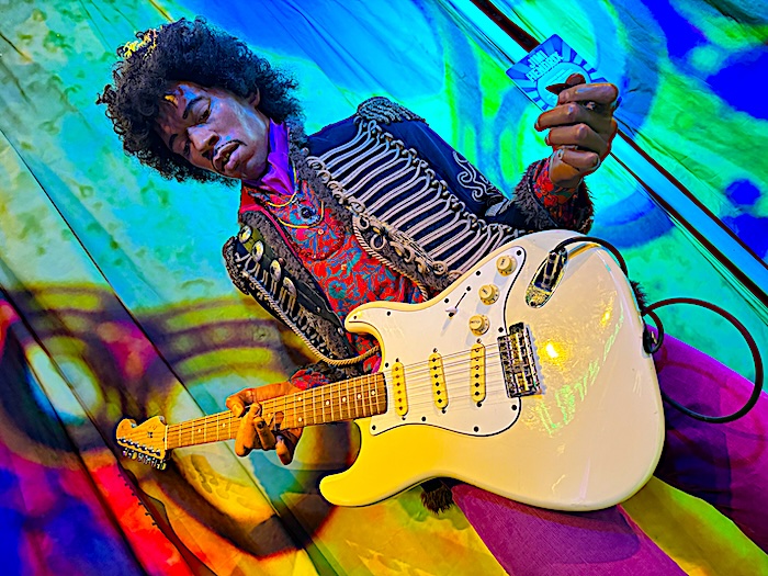Jimi Hendrix at Madame Tussauds
