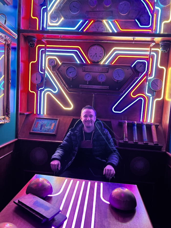 Sean Evans at Tulleys Escape