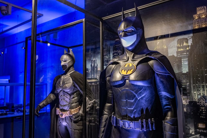 Batsuits at Batman Unmasked