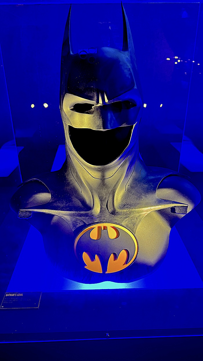Batman Cowl on Display in Manchester