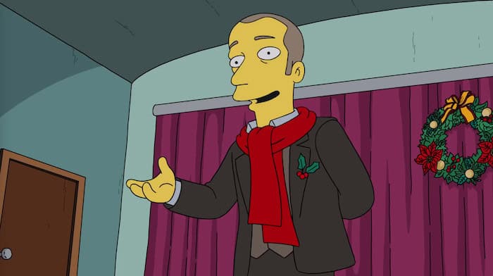 Derren Brown in The Simpsons