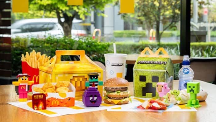A Minecraft Movie Meal and Happy Meal