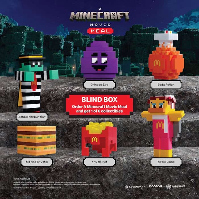 Minecraft Adult Happy Meal