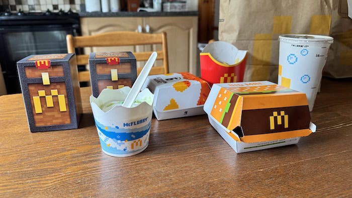 Minecraft McDonalds Meal