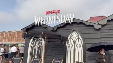 WEDNESDAY Netflix Pop Up Blackpool