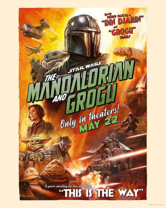 Mandalorian and Grogu Movie Poster
