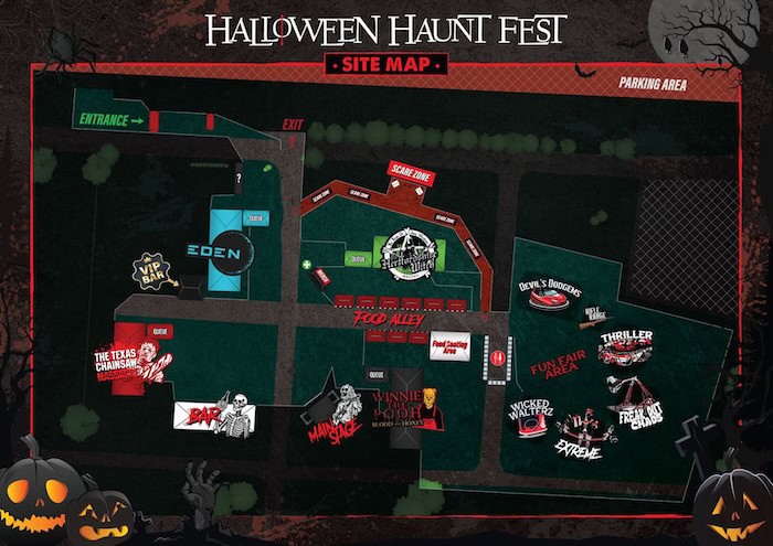 Halloween Haunt Fest Map