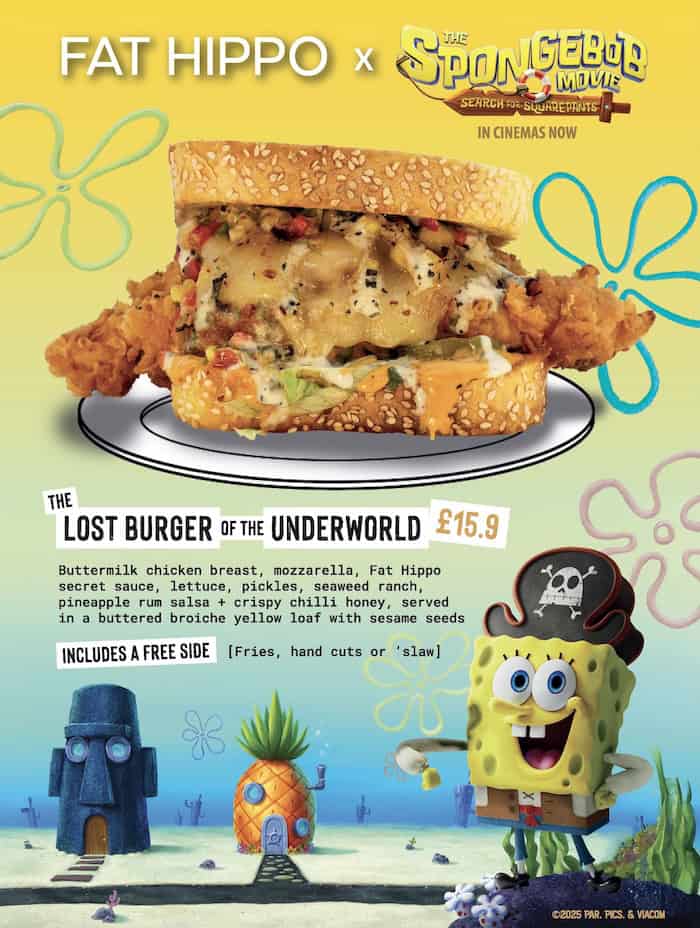 Spongebob Menu