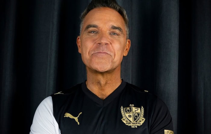 Robbie Williams Port Vale Shirt